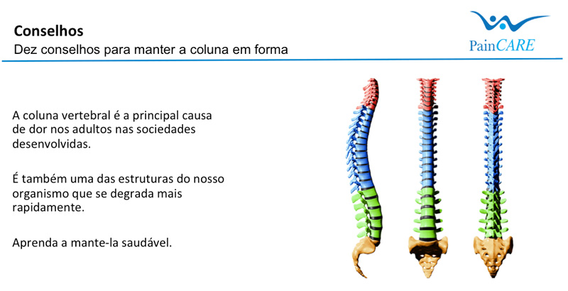 10 Conselhos para manter as suas costas em boa forma